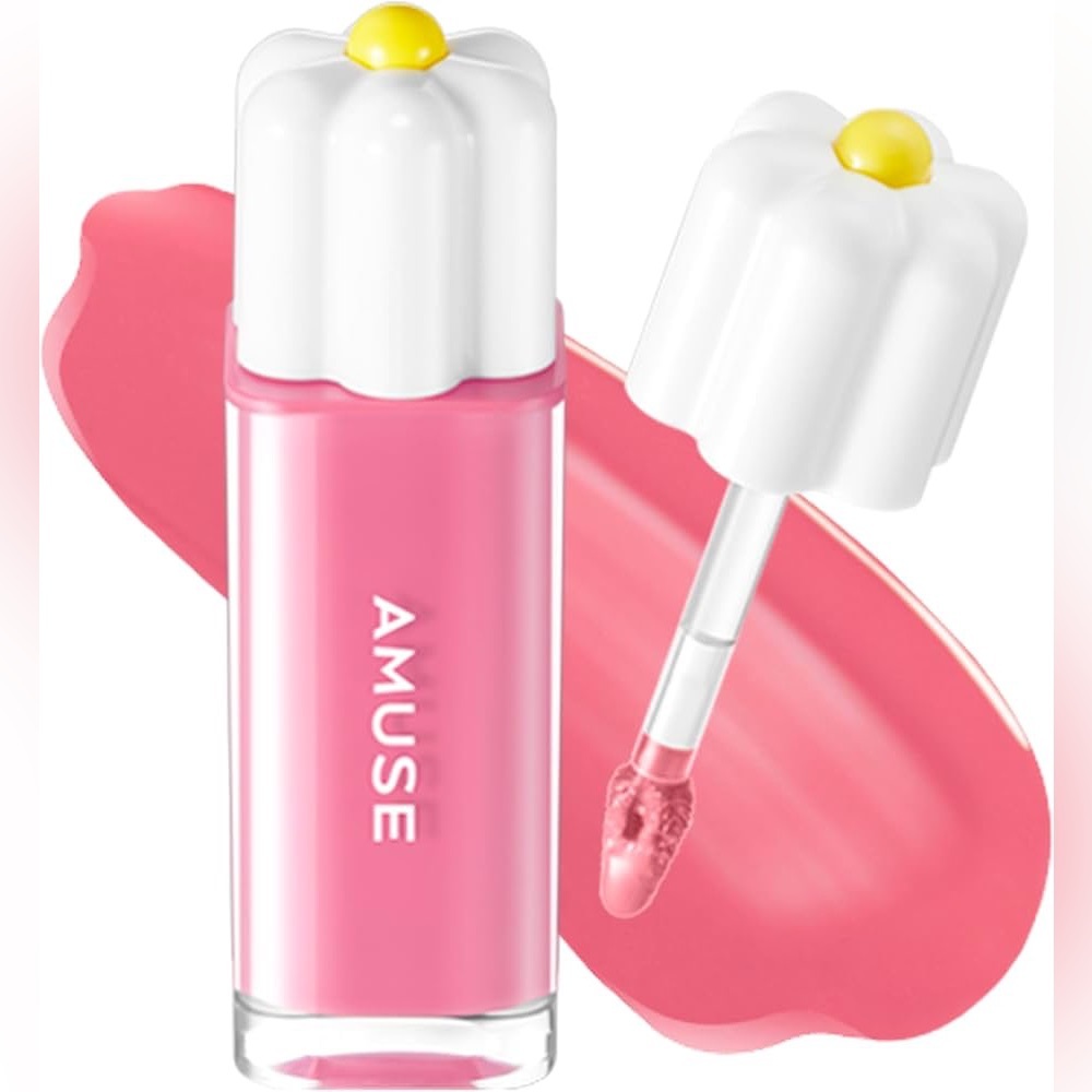 BNIB Amuse Kbeauty Hydrating Dew Lip Tint — Rose Water